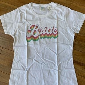 NWT 70s-themed Groovy BRIDE Bachelorette Party T-Shirt